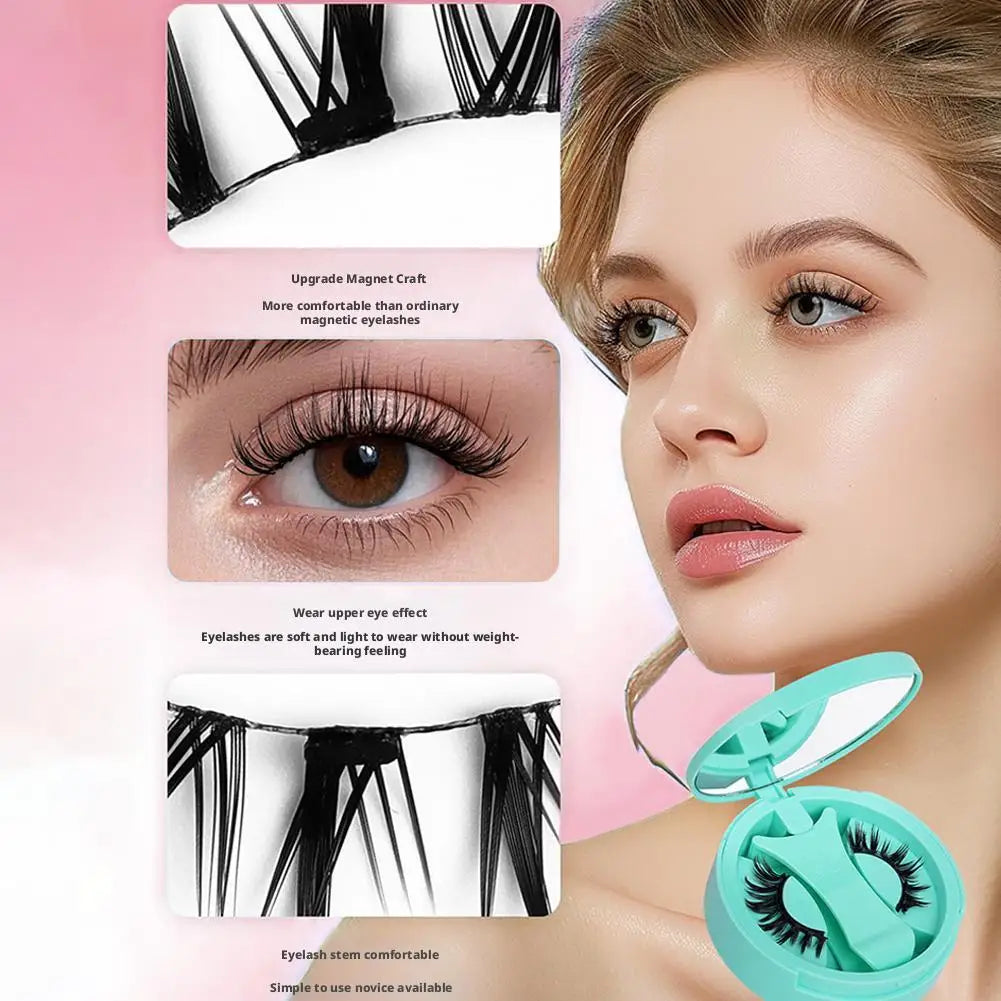 NEW Reusable Magnetic False Eyelashes With Magnetic Tweezers Pure Ember