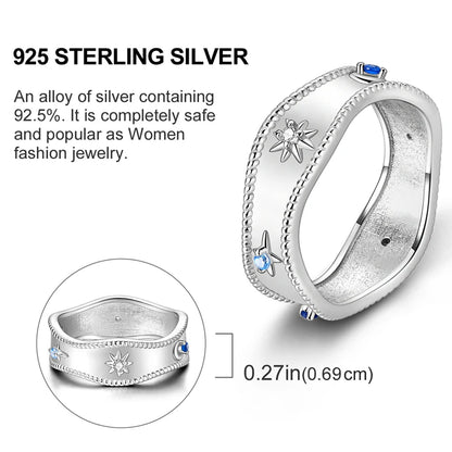 925 Sterling Silver Infinite Love Ring Original Luxury Design Zircon