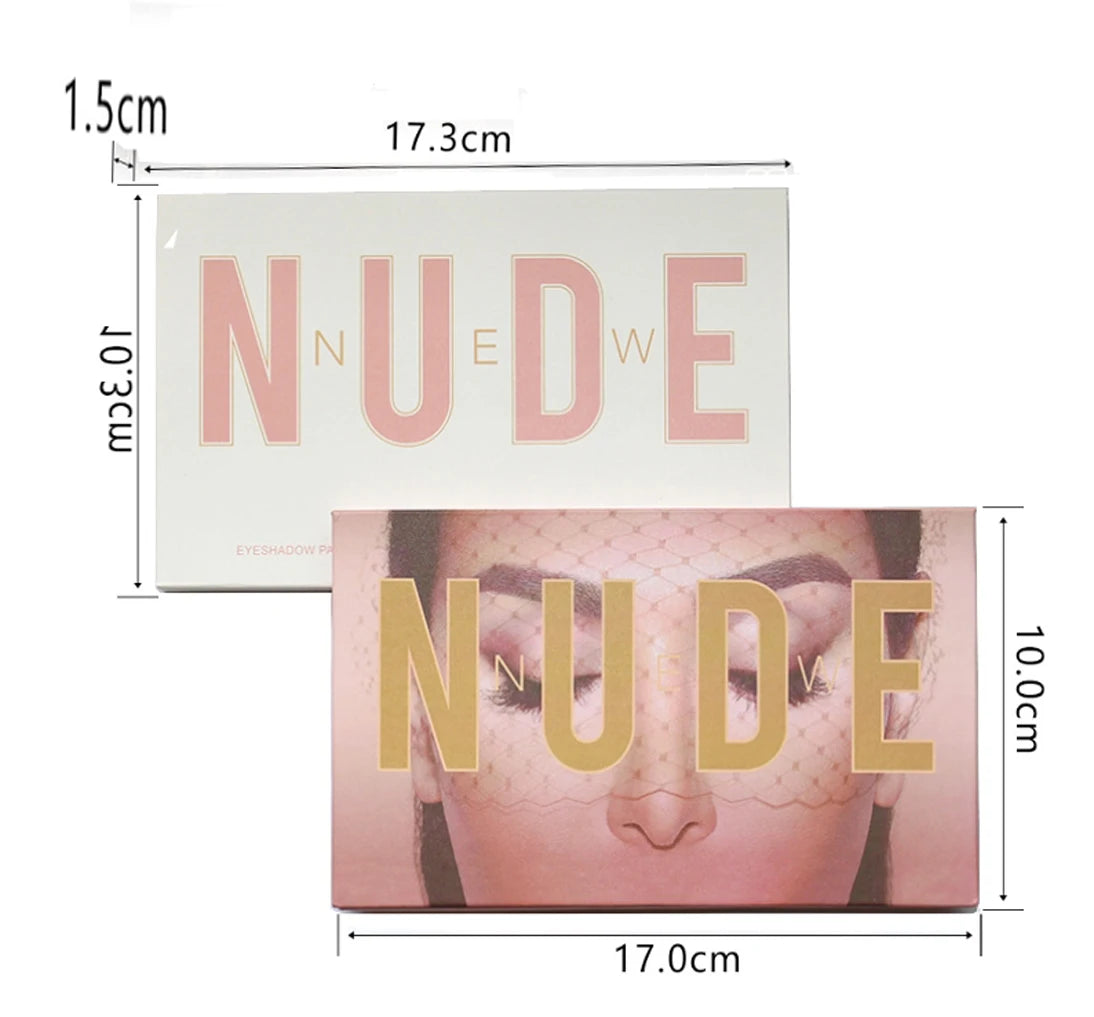 Huda Nude 18 Colours Eye Shadow Palette Pure Ember
