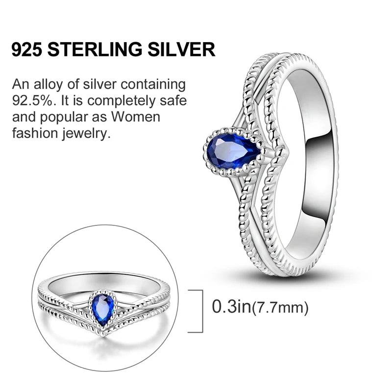 925 Sterling Silver Infinite Love Ring Original Luxury Design Zircon