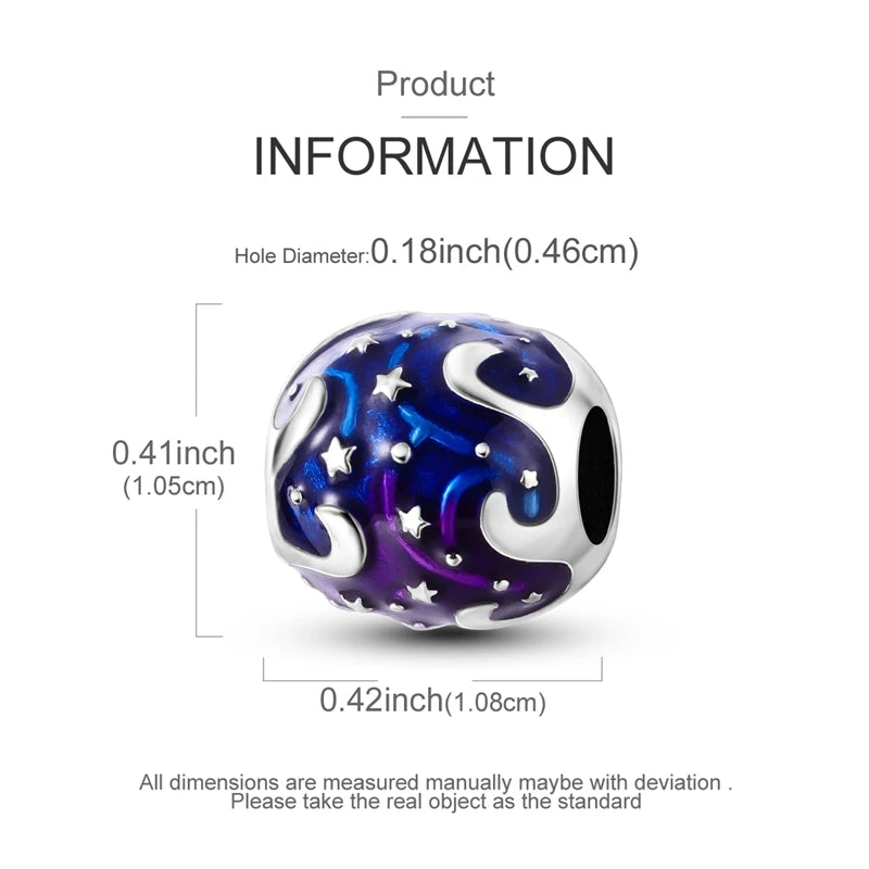 925 Sterling Silver Beads Teapot Unicorn Dreamcatcher Charms Beads Pure Ember pandora style 