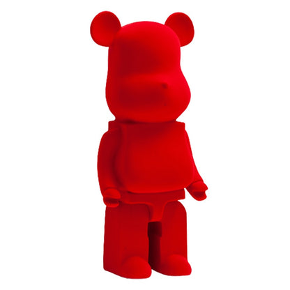 Flocking Bearbrick Statues Resins Bear Money Boxes