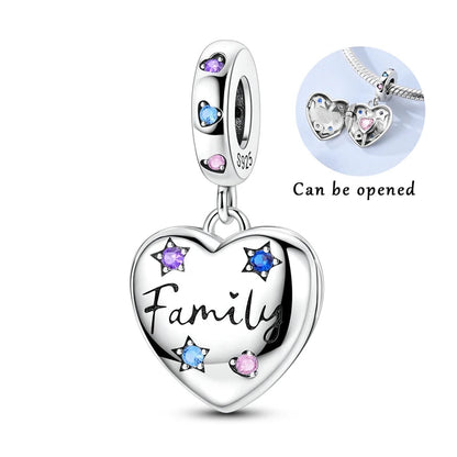 New 925 Sterling Silver Charms Beads Hot Air Balloon Matryoshka Pendant Pure Ember