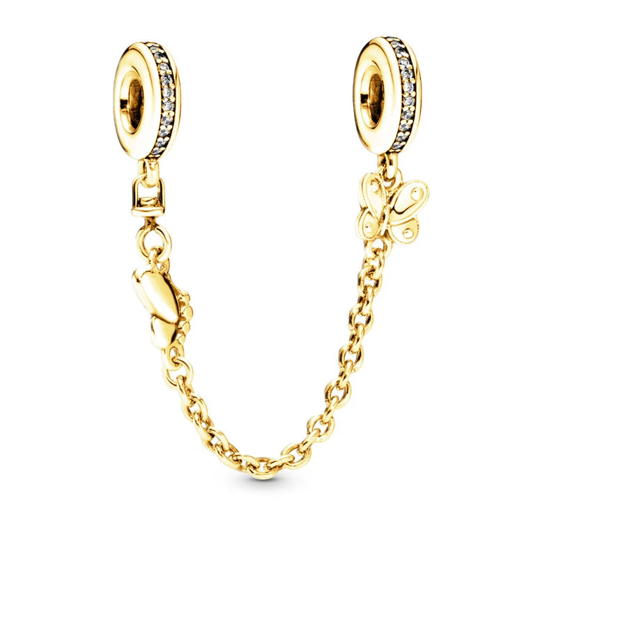 New Golden Sparkle Series Charm Bead Pendants Pure Ember