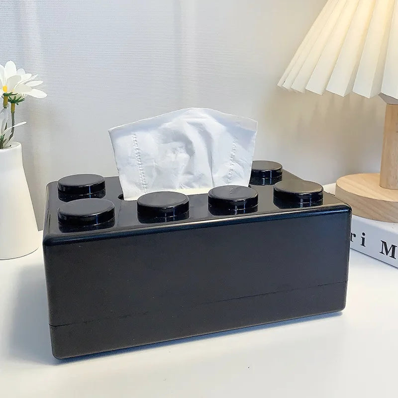 Lego Tissue Box black