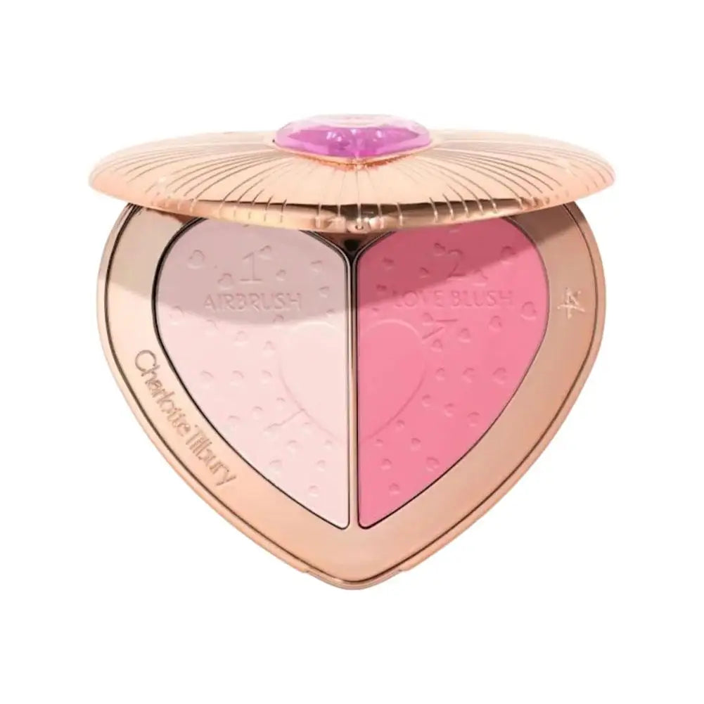 Charlotte Tilbury Two-tone Heart-shaped Blush Pure Ember