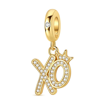 Gold Series DIY Charms Beads Inlaid Zirconium Sun Leopard Pendants Pure Ember