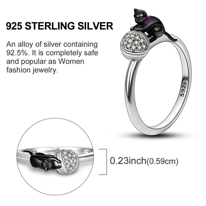 Women's Rings 925 Sterling Silver Luxury Stackable Ring Original Design