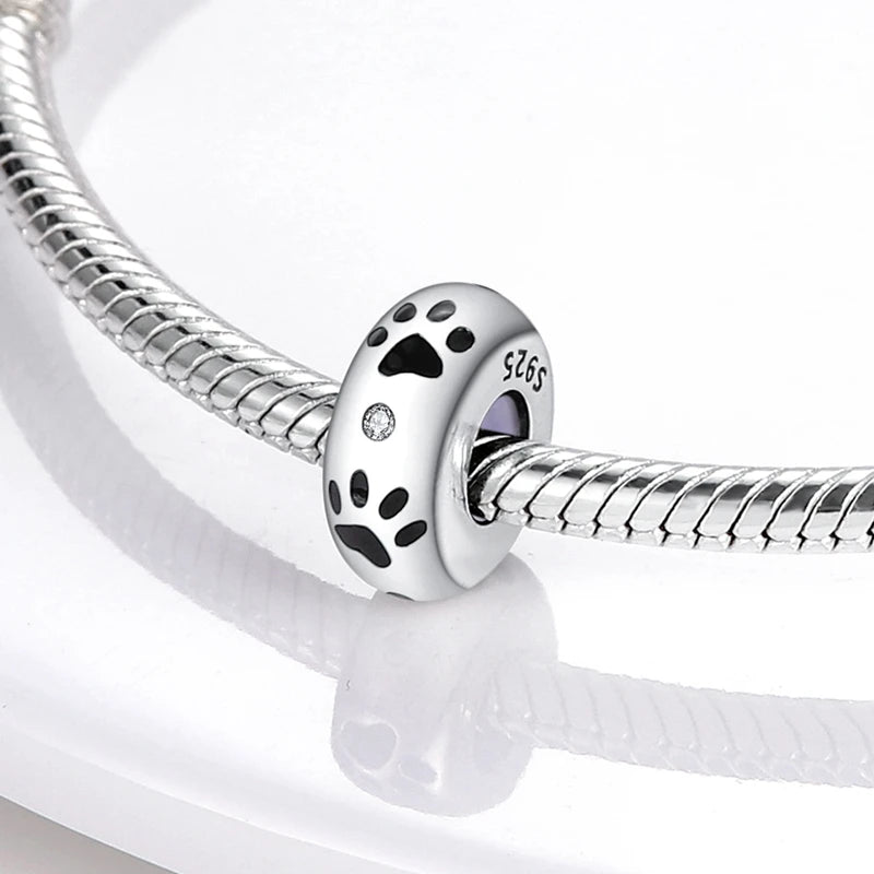 925 Sterling Silver Silicone Spacer Stopper Clip Charms Chamilia Beads Pure Ember