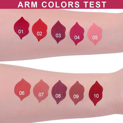 10 Colours Mouth Style Matte Velvet Lipsticks Pure Ember