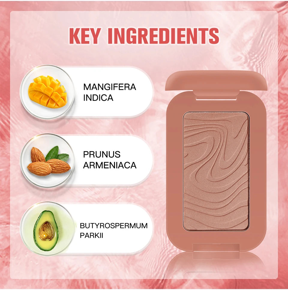 Makeup Powder Blush 12HR Wear Vegan Formula Pure Ember