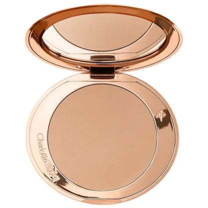 Charlotte Tilbury Airbrush Flawless Finish Refillable Blurring Setting Powder Lip Gloss Flawless Blurring Matte Blush and setting Spray Pure Ember
