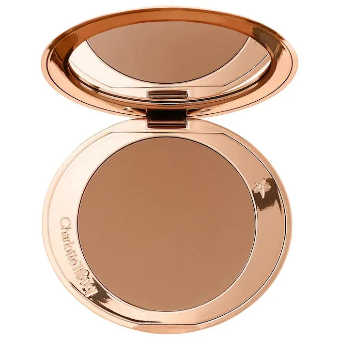 Charlotte Tilbury Airbrush Flawless Finish Refillable Blurring Setting Powder Lip Gloss Flawless Blurring Matte Blush and setting Spray Pure Ember