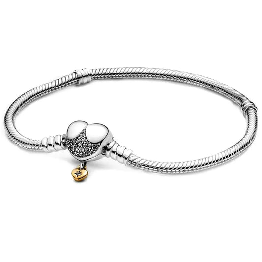 Heart Charm Bracelet Pure Ember