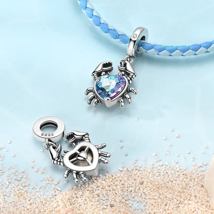 crab penadora pendant sterling silver