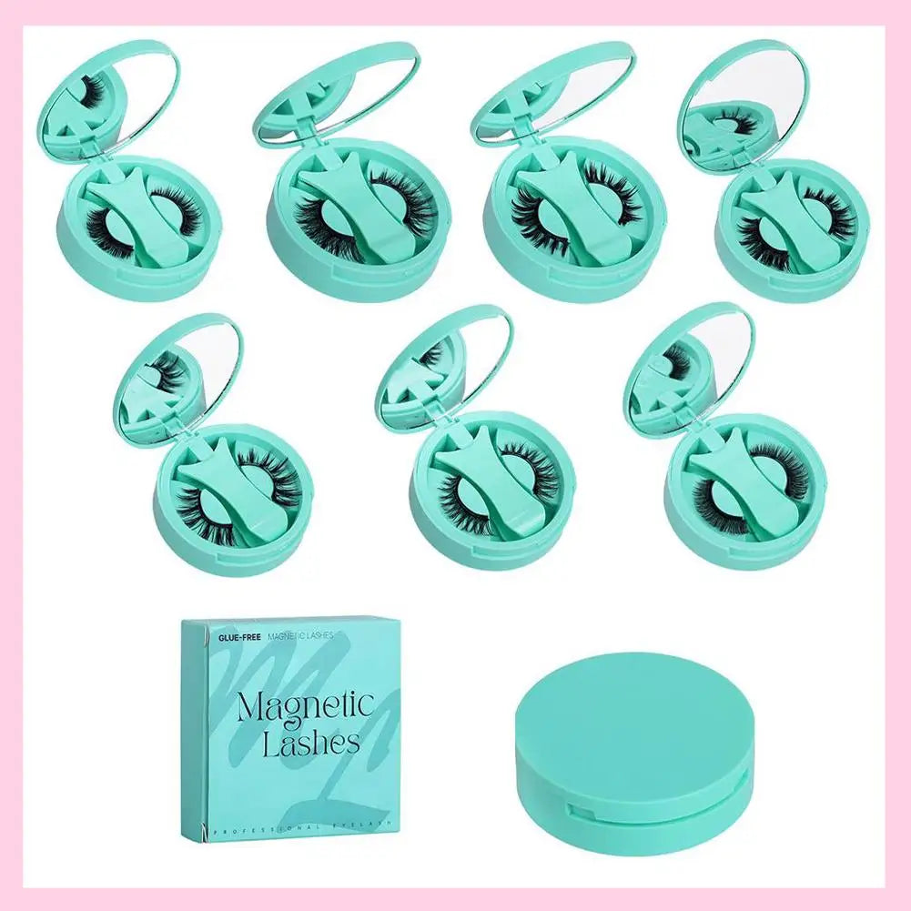 NEW Reusable Magnetic False Eyelashes With Magnetic Tweezers Pure Ember