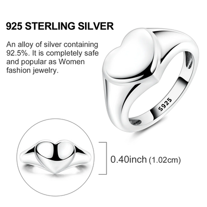 Women's Rings 925 Sterling Silver Luxury Stackable Ring Original Design