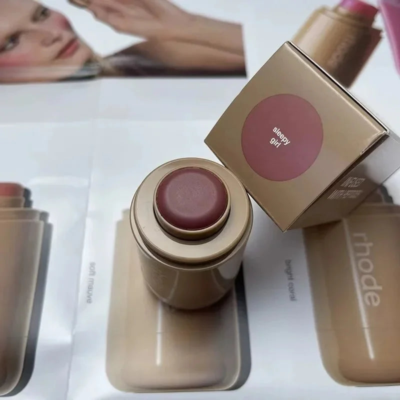 RHODE Pocket Blush Stick Lip Gloss Pure Ember