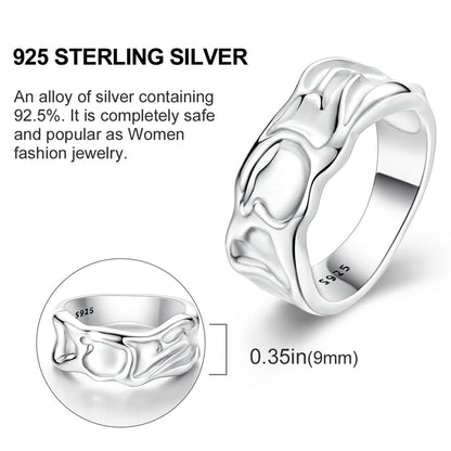925 Sterling Silver Infinite Love Ring Original Luxury Design Zircon