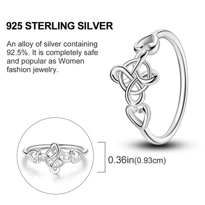 Women's Rings 925 Sterling Silver Luxury Stackable Ring Original Design