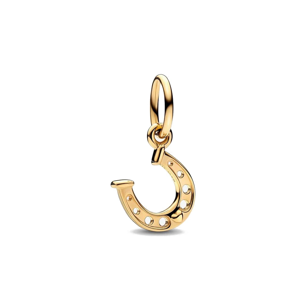 Gold Plated S925 Silver Charm Pendants Pure Ember