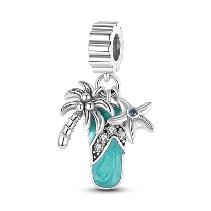 925 Sterling Silver Ocean Blue Sea Octopus Turtle Mermaid Charms Pure Ember pandora style 