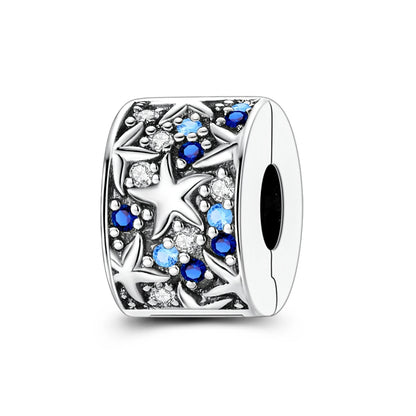 Charms 925 Sterling Silver Blue Pendant Charms