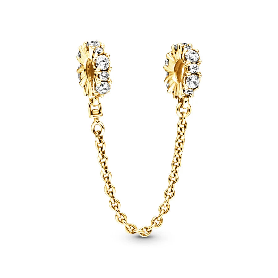 New Golden Sparkle Series Charm Bead Pendants Pure Ember