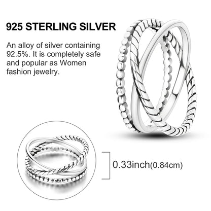 Women's Rings 925 Sterling Silver Luxury Stackable Ring Original Design