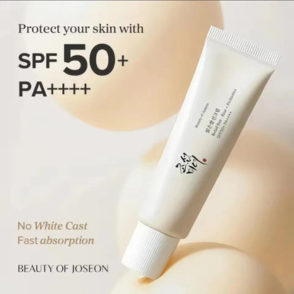 SPF50+ Beauty of Joseon Sunscreen Korean Rice Probiotic Solar Blocker Skin Cream Anti UV Sun Block Facial Mild Moisturizer 50ml Pure Ember