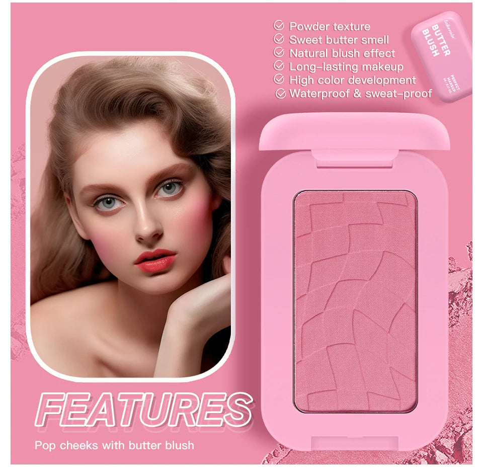 Makeup Powder Blush 12HR Wear Vegan Formula Pure Ember