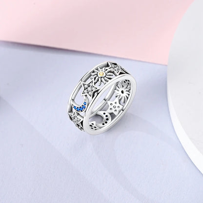 925 Sterling Silver Infinite Love Ring Original Luxury Design Zircon