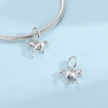 925 Sterling Silver Charms Bead Cross Ballet Elephant Dangle Pure Ember