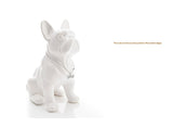 French Bulldog Figurine white