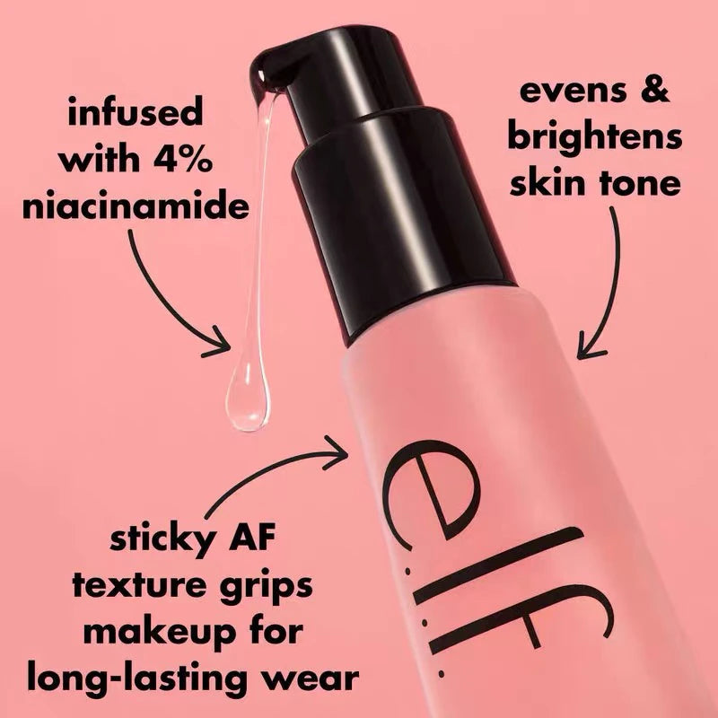 Elf Power Grip Primer Gel-based Moisturizing Facial Base Cream For Firming Makeup Long-lasting Wear Face Improve Makeup Texture Pure Ember