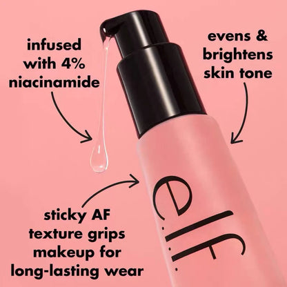 Elf Power Grip Primer Gel-based Moisturizing Facial Base Cream For Firming Makeup Long-lasting Wear Face Improve Makeup Texture Pure Ember