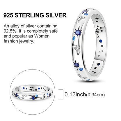 Women's Rings 925 Sterling Silver Luxury Stackable Ring Original Design