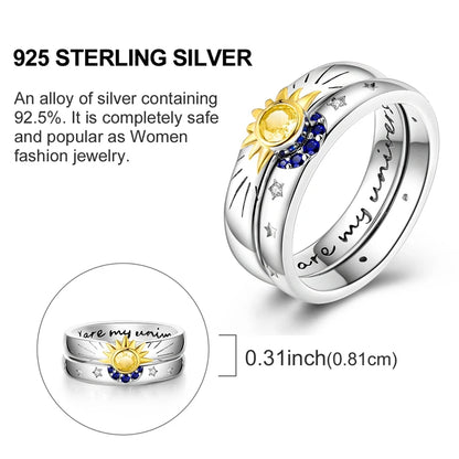 Women's Rings 925 Sterling Silver Luxury Stackable Ring Original Design