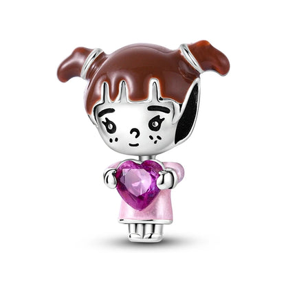 925 Sterling Silver Charms Beads Butterfly Clover Pendant