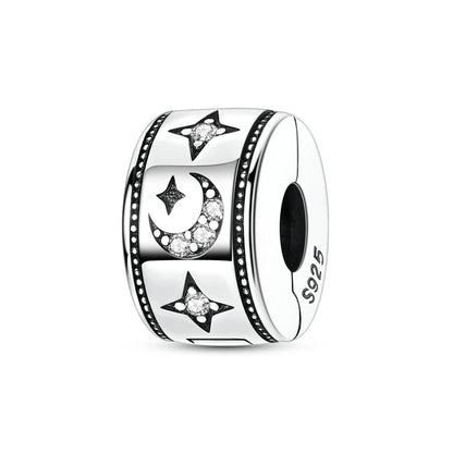 925 Sterling Silver Dollar Panda Mushroom Pendant Charms Pure Ember