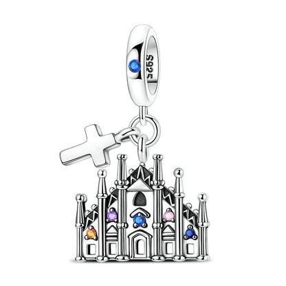 New 925 Sterling Silver Monument Pendant Charms Pure Ember