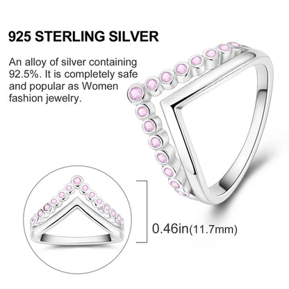 925 Sterling Silver Infinite Love Ring Original Luxury Design Zircon