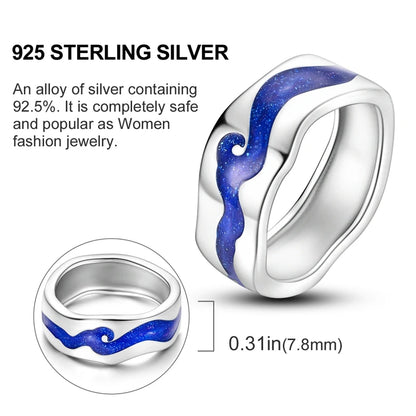 925 Sterling Silver Infinite Love Ring Original Luxury Design Zircon