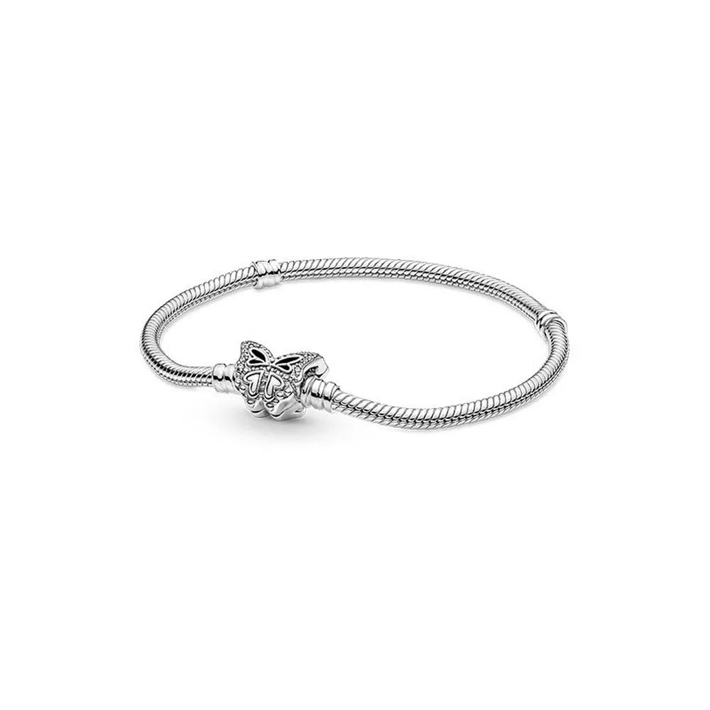 Charm Bracelet silver pandora butterfly pandora dupe gifts for her