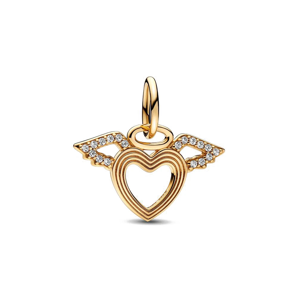 Gold Plated S925 Silver Charm Pendants Pure Ember