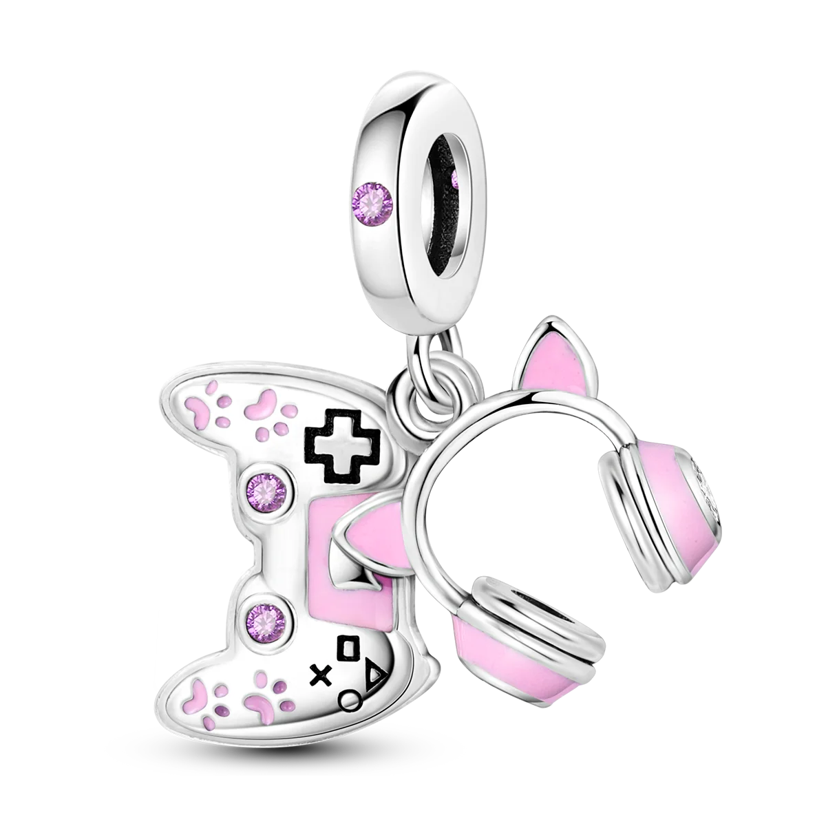 925 Sterling Silver Charms Beads Butterfly Clover Pendant