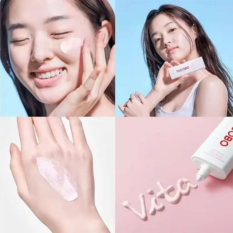 Korea Skincare Tocobo Cotton Soft Sun Stick SPF 50+ Water Sense Essence Sunscreen Oil Control Refreshing Non-greasy Moisturiser Pure Ember