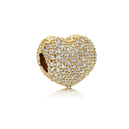 New Golden Sparkle Series Charm Bead Pendants Pure Ember