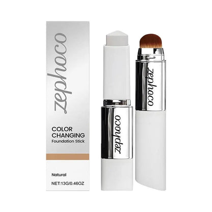 Two-in-one Color-changing Foundation Stick Lightweight Hydrating Brightening Matte Moisturizing Foundation concealer Makeup Pure Ember