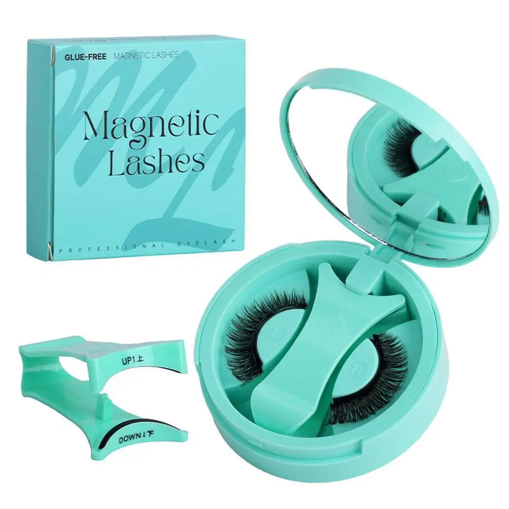 NEW Reusable Magnetic False Eyelashes With Magnetic Tweezers Pure Ember